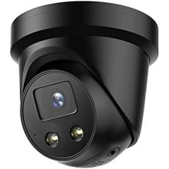 "High-Performance Hikvision 4K Black AcuSense Strobe - Model DS-2CD2386G2-ISU/SL(2.8MM)(C)O-STD/BLACK"